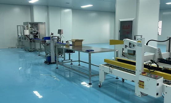 蜂蜜灌装生产线正常运行